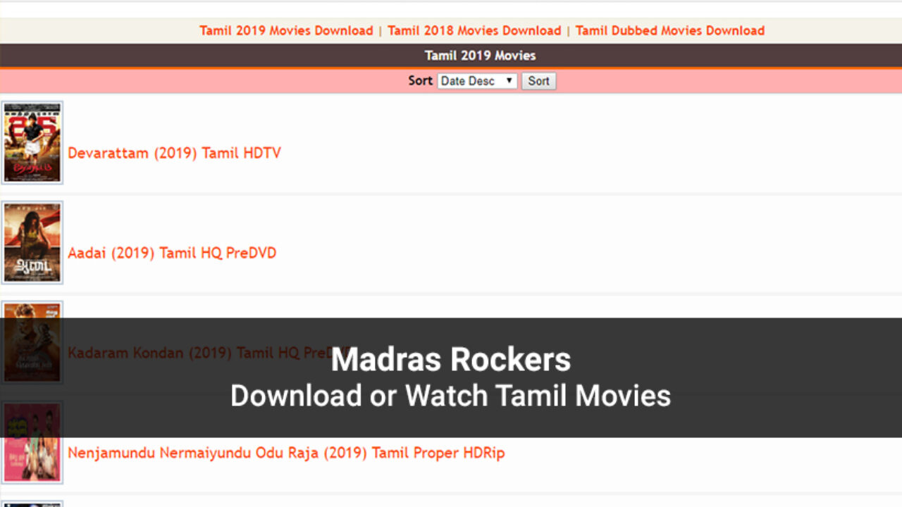 Madras Rockers Website 2021: Tamil Movies For Free – Download or Watch Online – Is It legal?