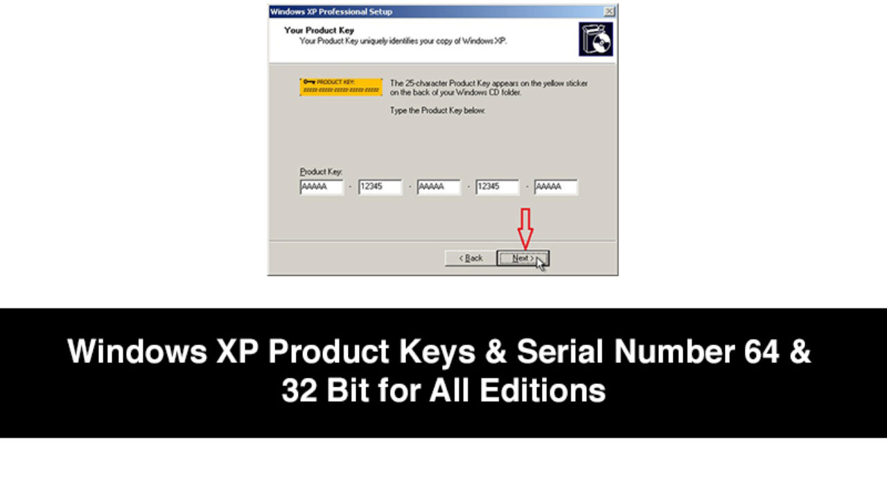 Hilarious Promote declare 100% Working] Windows XP Product Keys & Serial Number 64 & 32 Bit for All  Editions