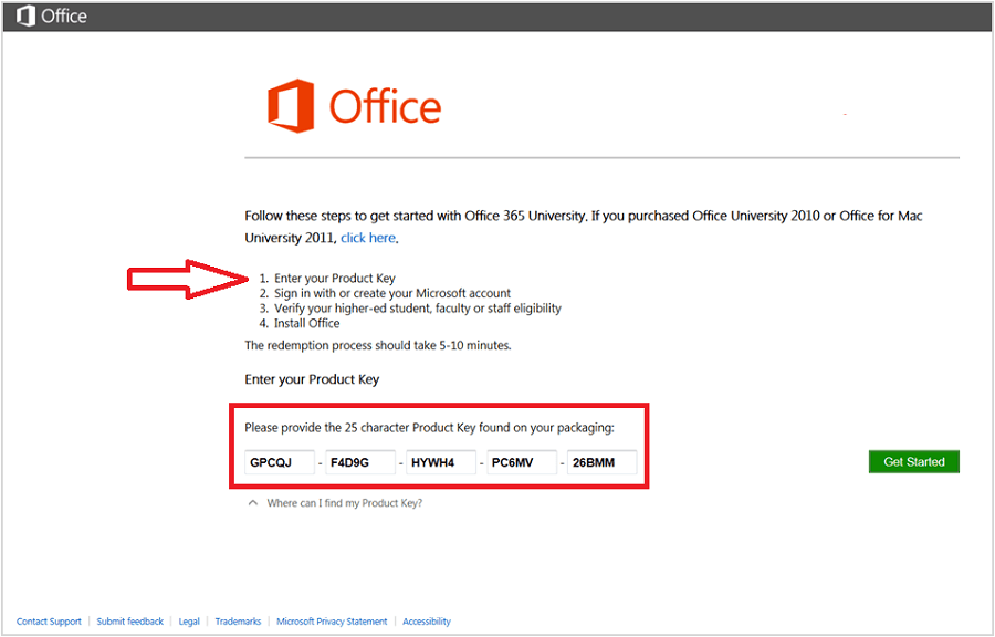 find office 2013 product key registry