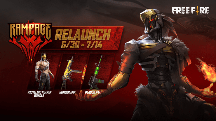 Free Fire Rampage Relaunch