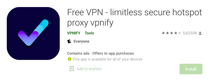 Free VPN VPNIFY
