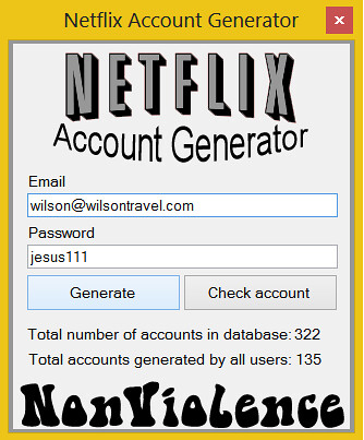 Online Netflix Generator