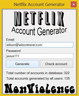 free netflix account generator no human verification