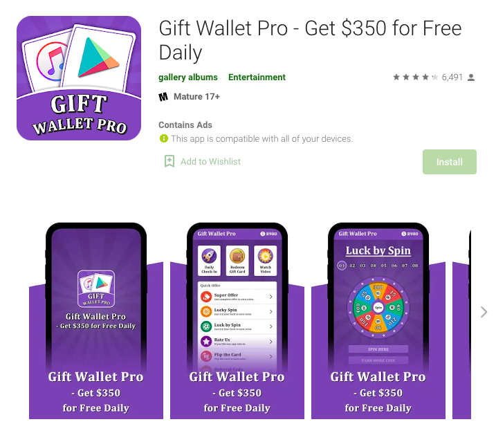 Gift wallet 