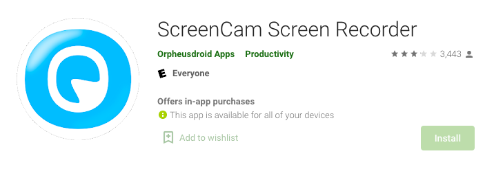 ScreenCam Screen Recorder
