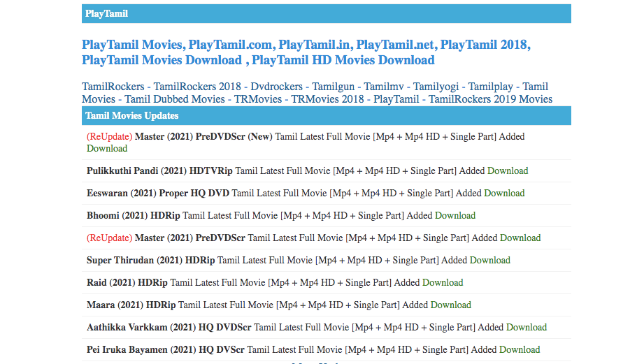 tamil hd movie download website list