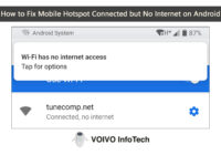 How to Fix Mobile Hotspot Connected but No Internet on Android