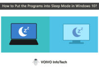 How to Put the Programs into Sleep Mode in Windows 10?