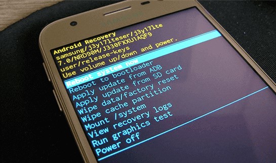 Reboot the android mobile phone