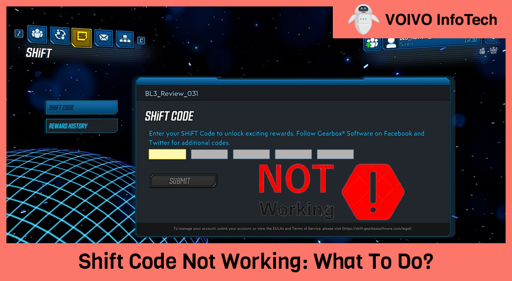 Shift Code Not Working: What To Do? 
