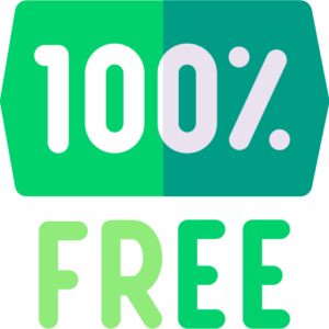 It is 100% free