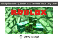 Robuxglobal.com – (October 2022) Earn Free Robux Daily Online