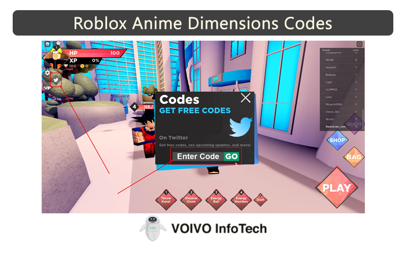 Roblox Anime Dimensions Codes 100 Working and Genuine Codes VOIVO