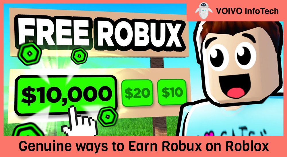 Genuine ways to Earn Robux on Roblox