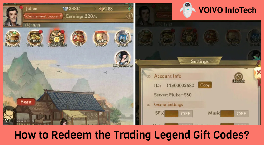 How to Redeem the Trading Legend Gift Codes?
