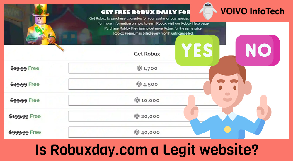 Is Robuxday.com a Legit website?