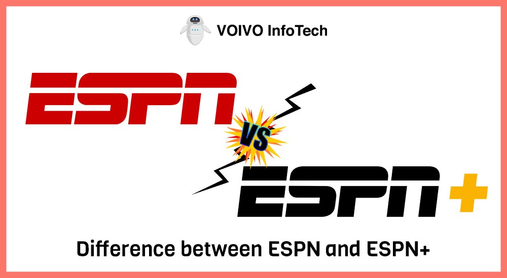 Difference between ESPN and ESPN+