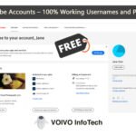 Free Adobe Accounts – 100% Working Usernames and Passwords