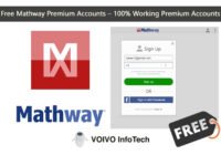 Free Mathway Premium Accounts – 100% Working Premium Accounts