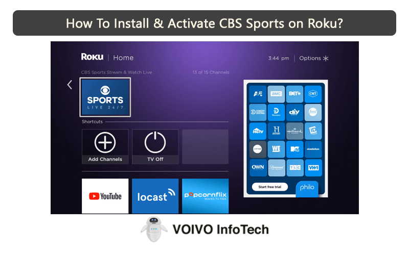 How To Install & Activate CBS Sports on Roku?