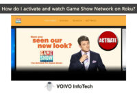 How do I activate and watch Game Show Network on Roku?