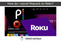 How do I cancel Peacock on Roku?