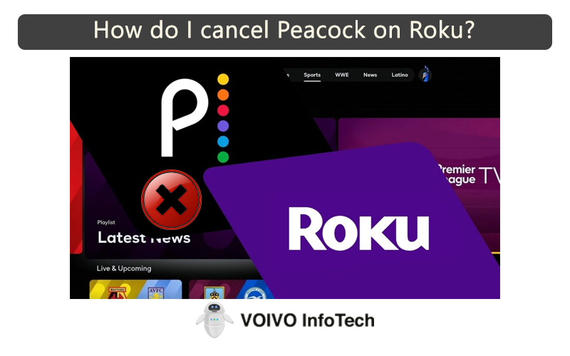 How do I cancel Peacock on Roku?