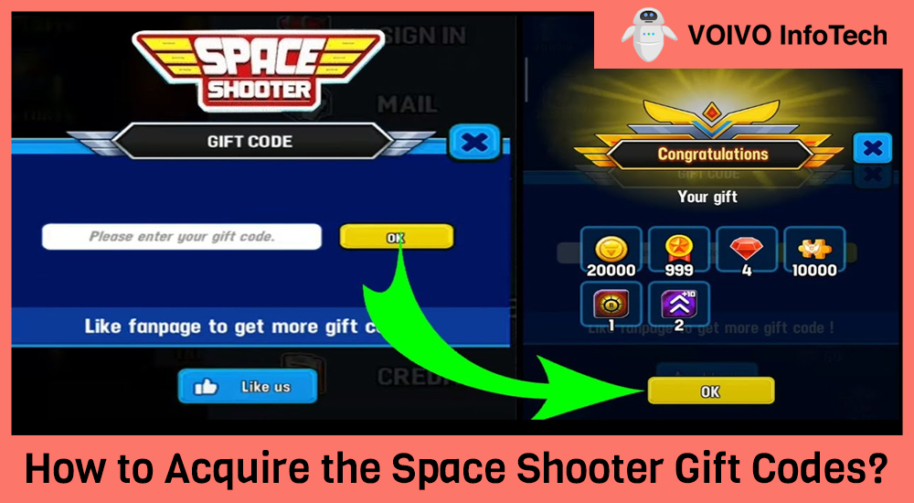 How to Acquire the Space Shooter Gift Codes?