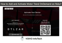 How to Add and Activate Motor Trend OnDemand on Roku?