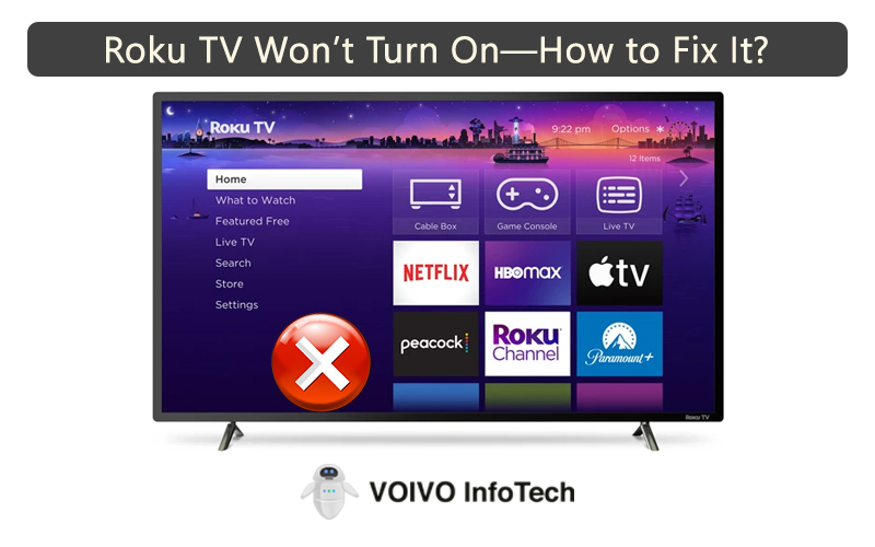 Roku TV Won’t Turn On—How to Fix It?