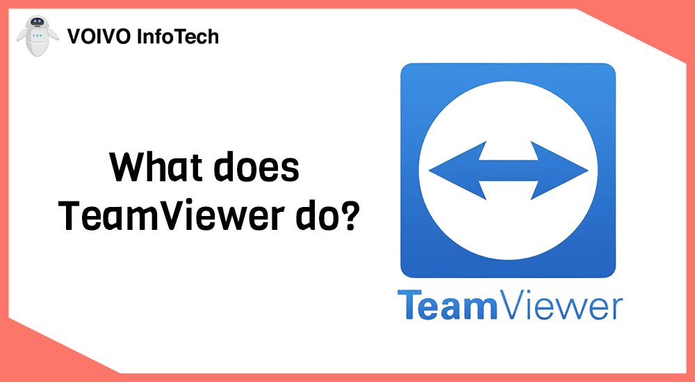 What does TeamViewer do?