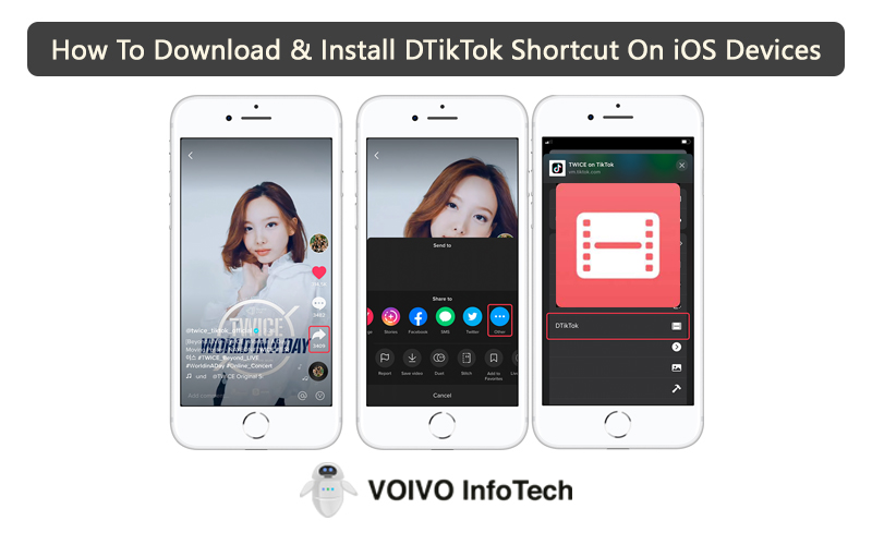 How To Download & Install DTikTok Shortcut On iOS Devices