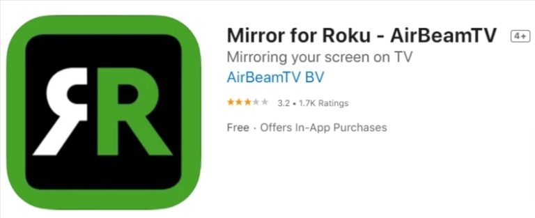 Mirror for Roku-Airbeam TV