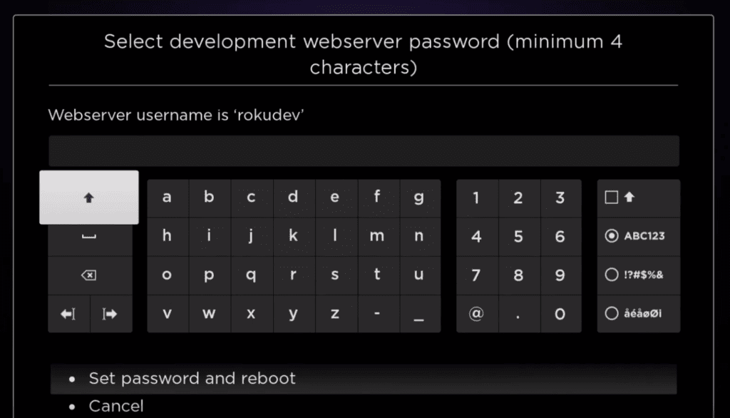 create a strong password