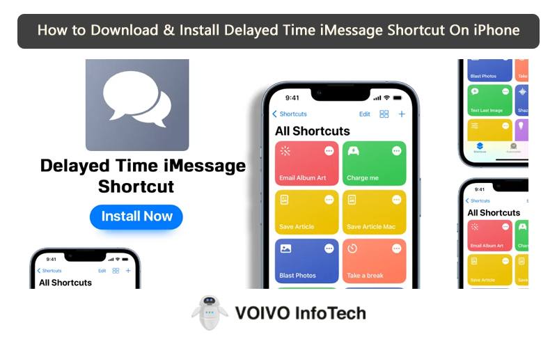 How to Download & Install Delayed Time iMessage Shortcut On iPhone