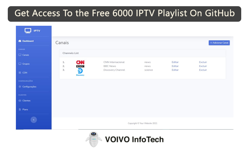 Get Access To the Free 6000 IPTV Playlist On GitHub