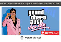 How To Download GTA Vice City Full Version For Windows PC 7/8/10