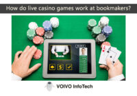 How do live casino games work at bookmakers?