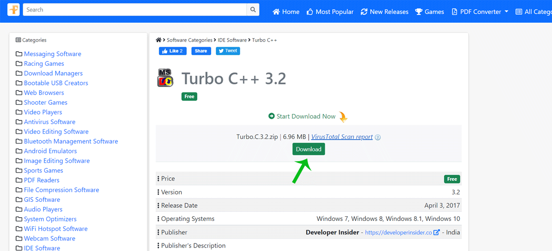 Guide to Install Turbo C++ on Windows