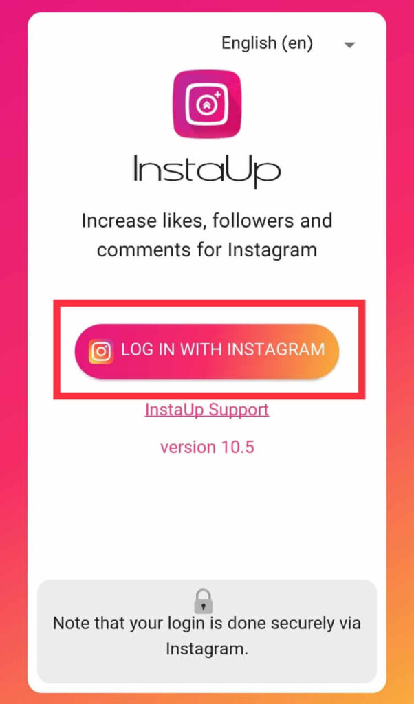 InstaUp For Android