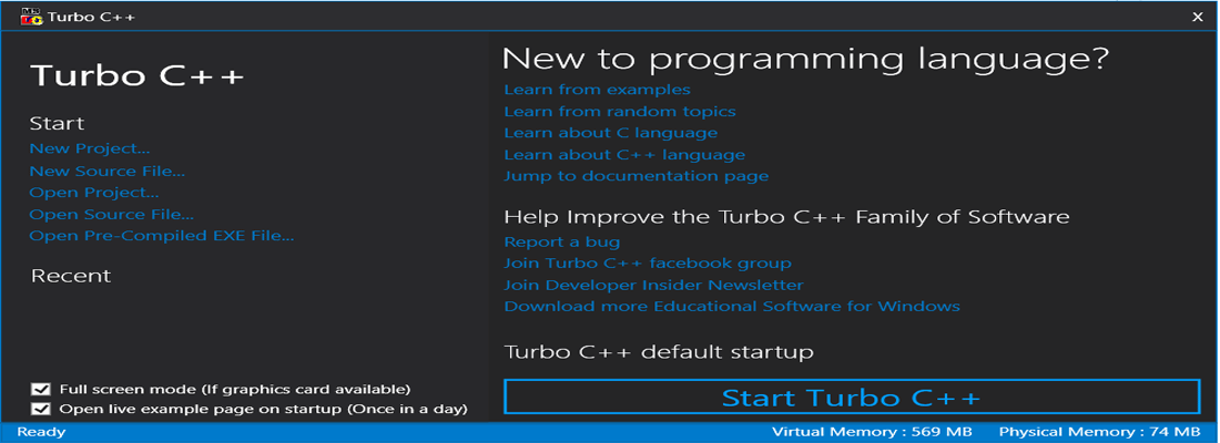 Turbo C++ for Windows