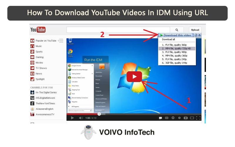 How To Download YouTube Videos In IDM Using URL