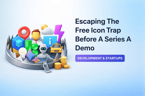 Escaping The Free Icon Trap Before A Series A Demo
