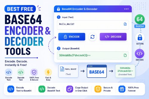 Free Base64 Encoder & Decoder Tools